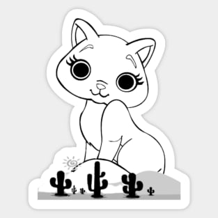 Alone Sticker